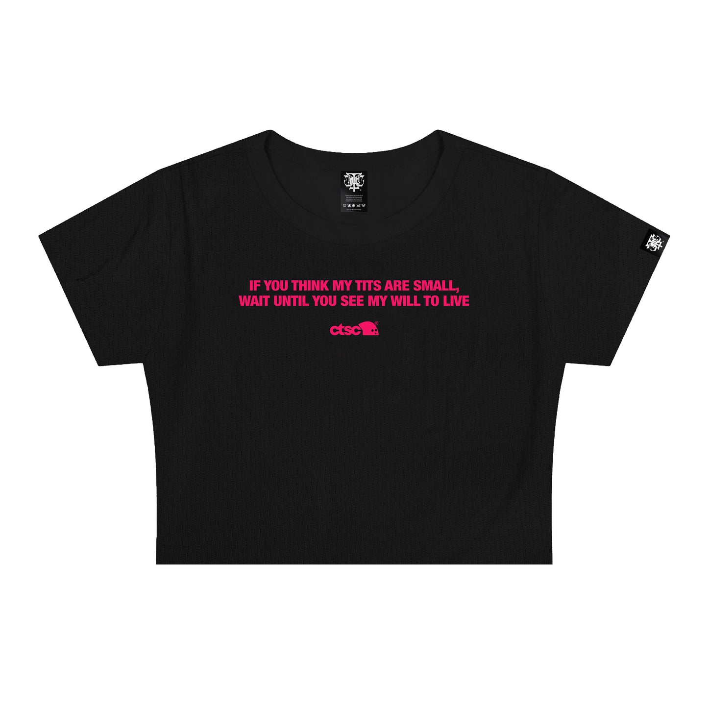 SMOL TITS ENERGY CROP TOP