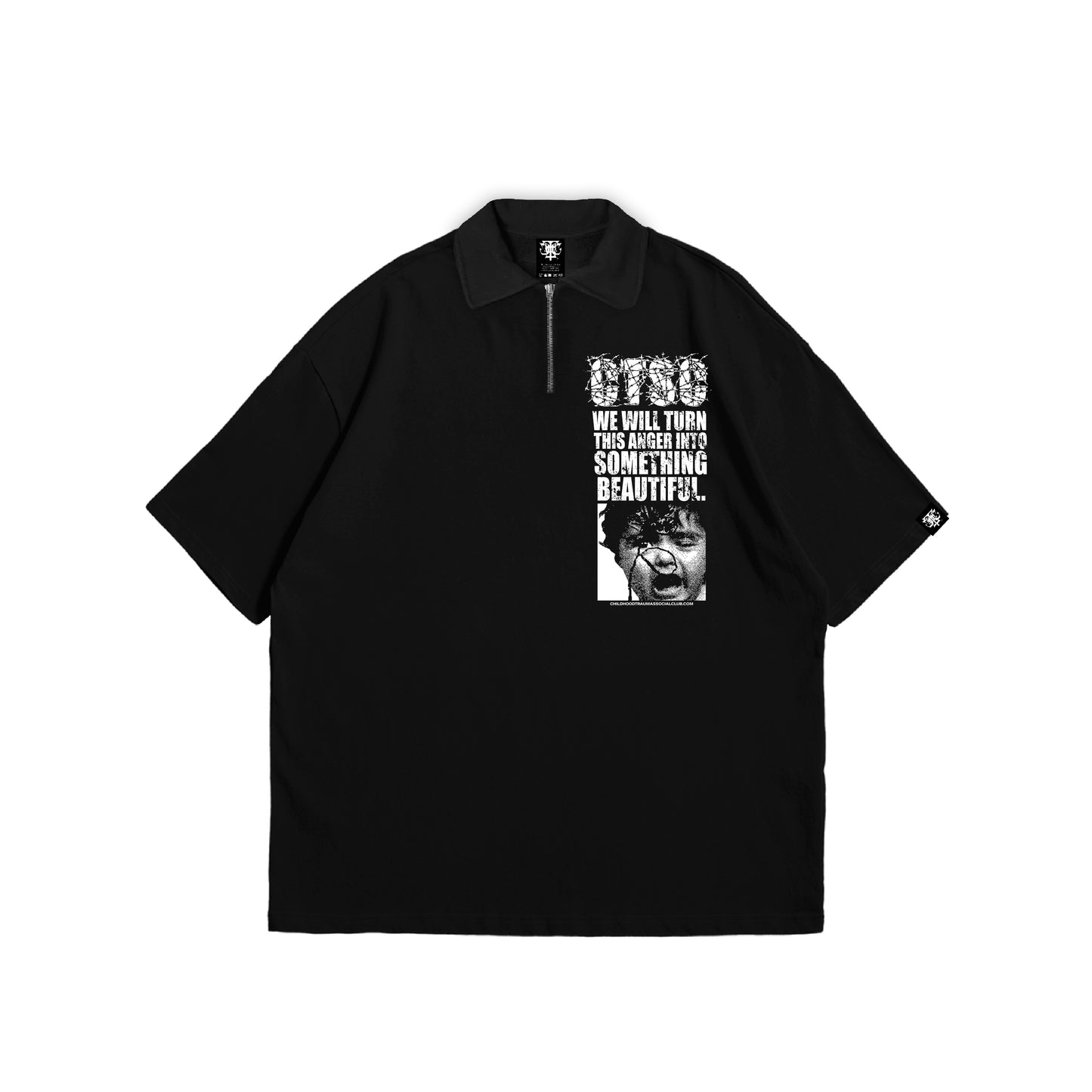INTROSPECTION HALF-ZIP POLO