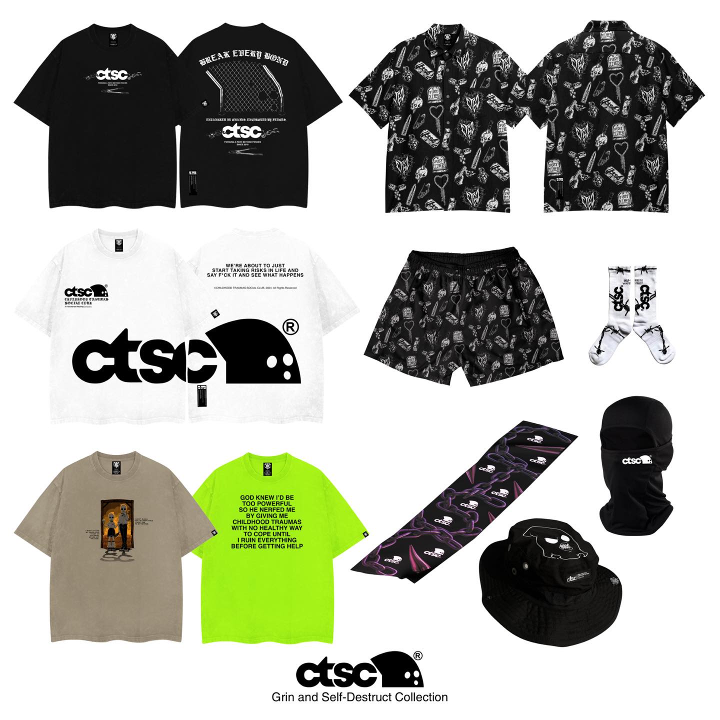 GRIN AND SELF-DESTRUCT COLLECTION